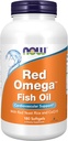 NOW Foods Supplements, Red Omega™ with CoQ10 30 mg and Omega-3 Fish Oil, Cardiovascular Support*, 180 Softgels