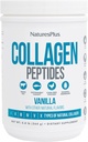 NaturesPlus Collagen Peptides, Vanilla - 0.8 lb Powder - Hair, Skin, Nail & Joint Health, Immune System Support - Non-GMO, Gluten Free - 14 Servings