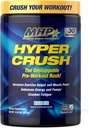 Maximum Human Performance MHP HYPER CRUSH Pre Workout energy drink creatine beta alanine nitric oxide pump citrulline AKG 30 Servings, Blue Ice, 14.88 Ounce