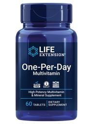 Life Extension One-Per-Day Multivitamin, 1-Daily, 60 Tablets