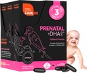 Zahler Prenatal Vitamin with DHA & Folate - DHA Supplements & Prenatal Multivitamin for Mother and Child - Kosher Prenatal DHA Prenatal Vitamins with Iron, Pre Natal Softgels (180 Count (Pack of 1))