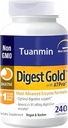 Digest Gold + ATPro Enzyme Supplement - Maximum Strength Formula for Digestive Health - Supports Digestion of Large Meals, Helps Reduce Bloating & Gas, 240 Capsules
