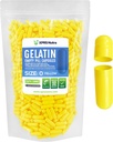 XPRS Nutra Size 0 Empty Capsules - 1000 Count Empty Gelatin Capsules - Pills DIY Capsule Filling - Pure Bovine Pill Gel Caps for Do-It-Yourself Supplements (Yellow)