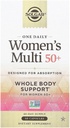 Solgar One Daily Women's Multi 50+ Whole Body Support for Women 50 and Older - Highly Absorbable Heart, Bone & Breast Health, Energy, Stress, Hair Skin & Nails Multivitamin, 60 Vegan Capsule Servings