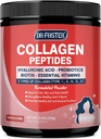 Multi Collagen Peptides Powder with Probiotics - Type I II III V X - Hydrolyzed Collagen Peptides with Multivitamins, Hyaluronic Acid & Biotin - Support Skin Hair Nail Joints & Gut, 35 Servings