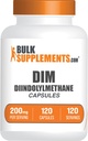 BulkSupplements.com Capsules DIM - Diindolylméthane Capsules pour hommes et femmes, DIM 200mg, sans gluten, 1 Capsule par portion, 120 Nombre (paquet de 1)
