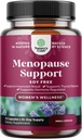 Supplément complet à la ménopause à base de plantes pour les femmes - Capsules d'équilibre hormonal femelle sans soja pour les sweats de nuit Flashs chauds et échangistes avec Dong Quai, Chaste Berry & Black Cohosh Root - 75 Count Pack