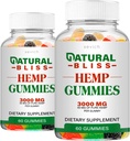 Natural Bliss - Natural Bliss Hemp Gummies (2 Pack, 120 Gummies)