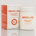 BEN'S LAB Hair Growth & Thickness Supplements for Thinning Hair | Advanced Korean Scalp Care For Healthier, Thicker Looking Hair | 60 Tablets | 1 month supply.