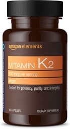 Éléments Vitamine K2 100 mcg, 65 Capsules