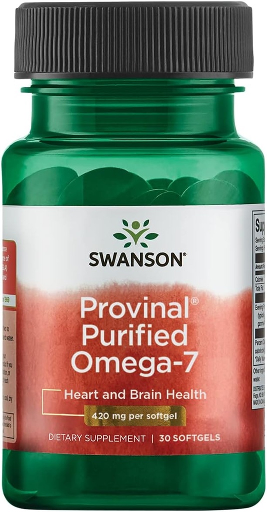 Omega-7 Softgels - Swanson Provinal - 30 Count