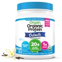 Orgain Organic Vegan Protein Powder + Oat Milk, Vanilla Bean - 20g Plant Based Protein, Gluten Free, No Dairy, Soy or Lactose Ingredients, Low Sugar, Non-GMO, Kosher, For Shakes & Smoothies - 1.05lb