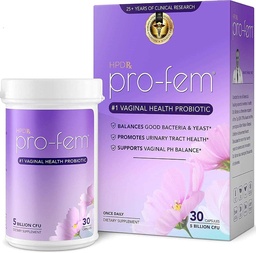 HPD Rx Pro-Fem #1 Vaginal Health Probiotics (probiotique vaginal) (probiotique vaginal) (probiotiques vaginaux) (prouvé cliniquement pour promouvoir l'équilibre des levures et des PH, la santé urinaire) (probiotiques féminins) (probiotiques) (probiotiques vaginaux) :
