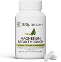 BIOptimizers Magnesium Breakthrough Complex Supplement with 7 Forms of Mg: Glycinate, Malate, Citrate, and More - Natural Support for Sleep and Cognitive Function - 30 Capsules- Calming Vitamins