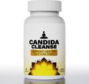 Candida Cleanse- Gut & Colon Support, Probiotique avancé et formule à base de plantes, formule à base de plantes naturelles (60 capsules) A
