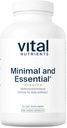 Vital Nutrients Minimal and Essential Multivitamin | Vegetarian One per Day Multi Vitamin, Mineral, & Antioxidant Supplement* | Iron-Free | Gluten, Dairy, Soy Free | Non-GMO | 180 Capsules