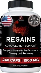 HGH Supplements for Men & Women - Regains Natural Anabolic Muscle Growth Building & Human Growth Hormone for Men, Muscle Builder for Men, Muscle Recovery Post Workout Supplement, 240 Protein Pills