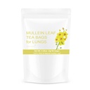50 Sacs Mullein Leaf Tea Bags for Lungs Cleanse Detox, Herbe séchée naturelle Mullen Mullin Leaf Tea Lung Santé pour respirer Facile, sans caféine, soutien immunitaire