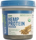 BareOrganics Hemp Seed Protein | USDA Organic, Non-GMO & Vegan, 8oz, 8.0 Ounce