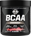 PMD Sports BCAA Charged Delicious Amino Acid Drink Mix pour la performance, la récupération, l'endurance et l'hydratation - Augmenter la fonction musculaire pour l'entraînement et l'énergie quotidienne – Cherry Limeade (30 portions)