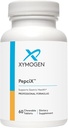 XYMOGEN PepciX - Zinc Supplements - Zinc L Carnosine Supplement to Support Gut Health and Digestive Health - Acid Reflux Medicine + Gut Support (60 Tablets)