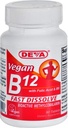 Deva Nutrition Vegan B12 Sublingual 1000 mcg avec acide folique et B6 non certifié Kosher - 90 comprimés par Deva Nutrition