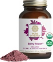PURE SYNERGY Berry Power | Organic Berry and Fruit Powder | Antioxidant Supplement with Organic Acai, Camu Camu, and Wild Blueberry | for Healthy Aging, Immune, and Skin Support (5.3 oz Powder)
