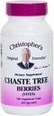 Dre Christopher's Formula Chaste Tree Berries, 100 VCaps 525 Milligrammes