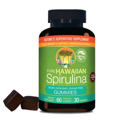 Nutrex Hawaï Spirulina: un supplément naturel pour la nourriture (60 comtes, Gummy)