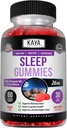 Kaya Naturals Melatonin Gummies (26mg) Health Supplement & Sleep Aid for Adults, Helps You Fall Asleep Naturally, Vitamin B6 Gummies - 60 Gummy Vitamins for Women & Men - 30-Day Supply