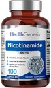B-3 Nicotinamide 500 mg 100 Caps - Nicotinic Amide Niacin Natural Flush-Free Vitamin Formula - Supports Skin Cell Health