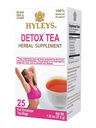 Hyleys Detox Tea for Cleanse – Black Tea with Ginger, Honey & Cinnamon – 25 Tea Bags (1 Pack) – Supports Digestion, Detox & Bloating Relief