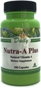 Fabrication quotidienne Nutra-A PlusTM (Vitamine A-Palmitate & Beta-Carotène) 100 capsules végétariennes