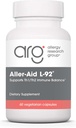 Allergy Research Group Aller-Aid L92 Supplément - avec Lactobacillus Acidophilus, Inde Frankencens, Acide boswellique, Capsules végétariennes - 60 Compte