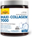 Country Life Maxi-Collagen 7000 Powder - Verisol Bioactive Collagen Peptides, Vitamin C, A & Biotin, 4,500 mg Types I & III Grass-Fed Collagen - Supports Skin, Hair, Nails & Joint Health, 7.5 oz