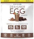 Designer Wellness, Designer Egg, Natural Egg Yolk & White Protein Powder, Keto and Paleo Friendly, Low Calorie, Moins de gras et de cholestérol, Chocolat hollandais, 12.4 Ounce
