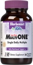 Bluebonnet Nutrition Multi ONE (sans fer), soutien nutritionnel quotidien*, certifié Kosher, sans gluten, sans lait, respectueux des légumes, 30 capsules végétales, 30 portions