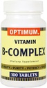 Comprimé complexe de vitamine B optimum 100 ct