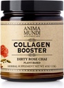 Anima Mundi Abothecary Vegan Collagen Booster Poudre, Dirty Rose Chai - Supplément beauté pour la peau, les cheveux et les ongles - Collagen Support Poudre pour la peau Glowing - Boissons faciles Mix-in (4oz)