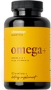 LifeVantage - Omega+ - Supplement 3-in-1 Blend of Omega-3 & 7, Vitamin D and for Brain, Cardiovascular, Skin Health and Immunity - 90 Softgels