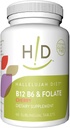 Hallelujah Diet B12, B6 & Folate Dietary Supplements � Cherry Flavored Sublingual Vitamins (60 Tablets)
