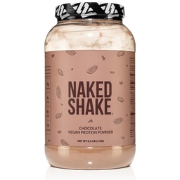 Naked Shake - Poudre de protéines de chocolat - Secouez les protéines à base de plantes avec l'huile de Mct, sans gluten, sans soja, sans gmos ou édulcorants artificiels - 30 portions
