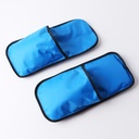 Cold Therapy Slippers, Foot Ice Pack Wrap, Neuropathy Slippers Rapid Relief Ice Slippers for Tired and Swollen feet, Hot feet, Plantar Fasciitis Relief (Blue, Large)