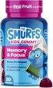 Smurfs Focus Gummies for Kids | Kids Focus and Attention Supplement with Phosphatidylserine | Made with Real Fruit | Doctor Developed | Non-GMO and No Artificial Flavors or Colors | 30 Gummies