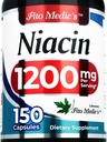 Lab - Niacin - Vitamin b3-1200 mg per Serving, 150 Capsules of - Vitamin b3 niacin - Ultra high Absorption.