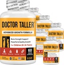 NuBest Doctor Taller - Height Growth Formula - Supports Height Growth and Immunity - Keto with Calcium, Vitamin D3, Vitamin K2, Amino Acids & Herbs for Children (8+) - 6 Pack | 6 Month Supply