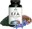 Optimal Health Systems EFA | 1,000 mg from Borage, Flaxseed, and Algae Oil | Safer, Plant-Based Blend | Essential Fatty Acid Supplement | 60 Capsules