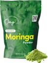 OMG ! Superfoods Bio Moringa en poudre - 100% Pure, certifié USDA Bio - Bonne source de calcium, de fer, de vitamine A, de vitamine E et plus! - 15.5 Ounces (1 paquet)