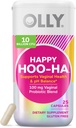Gélules OLLY Happy Hoo-Ha, Probiotique pour les femmes, santé vaginale et équilibre du pH, 10 milliards UFC, sans gluten - 25 Nombre