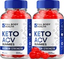 (2 Pack) Santé du corps entier Gummies Keto ACV avancé, santé du corps complet Gummies Keto + ACV Poids Perte de pomme Gummes de gestion du poids Santé du corps complet Avis santé du corps complet Vitamine B12 (120 Gummies)